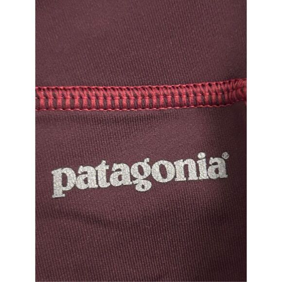 Patagonia Women's Speedwork Tights Plum Size  Extra Small XS Reflective Mesh - Picture 3 of 8
